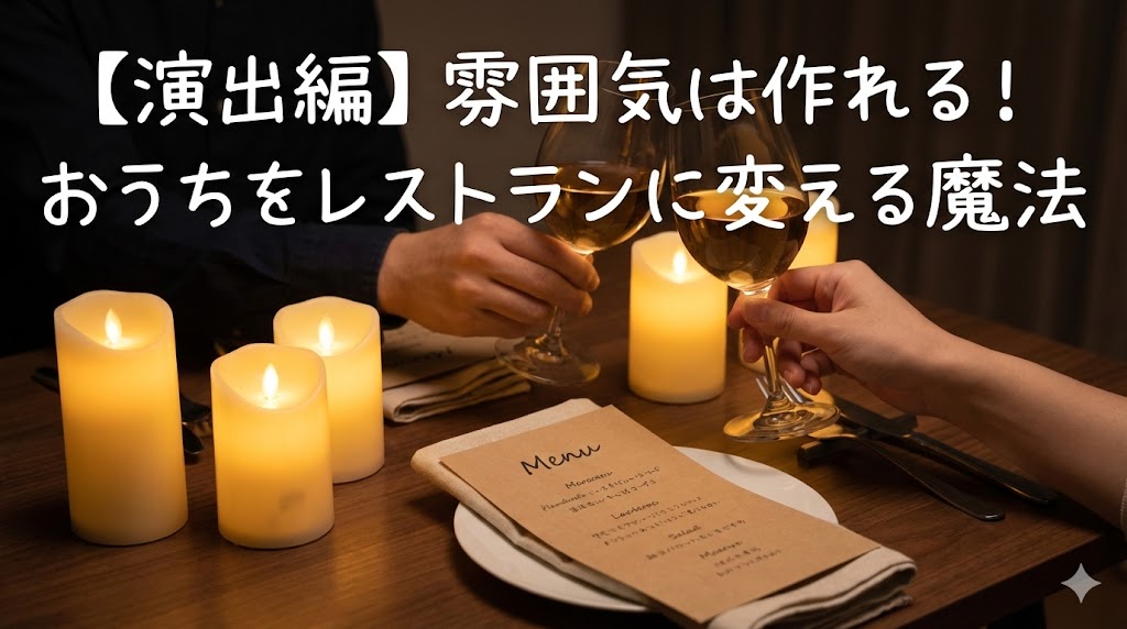 雰囲気は作れる!「レストランの空気感」を再現する演出術