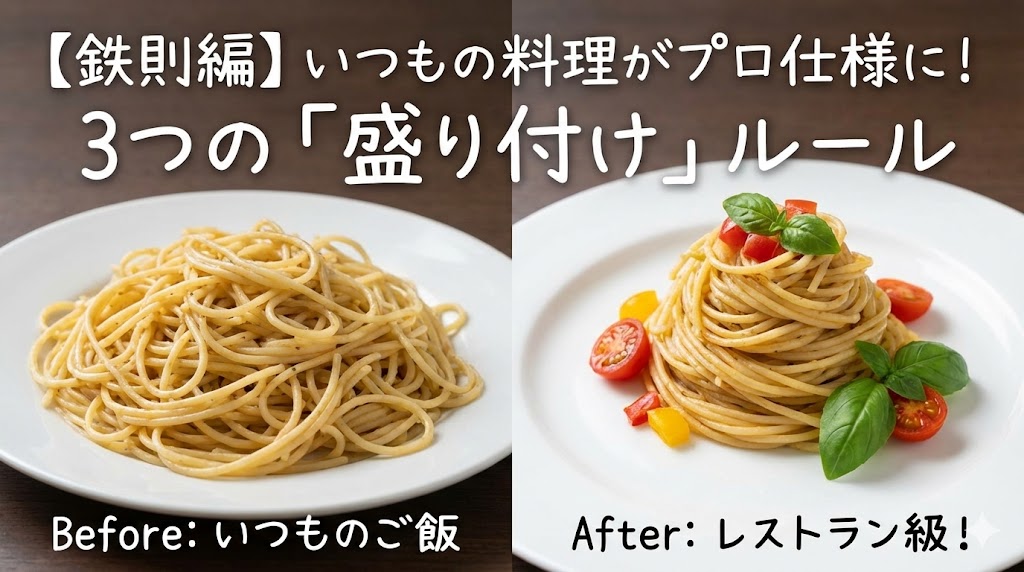 料理の味は「見た目」が8割!レストラン風に見せる3つの鉄則