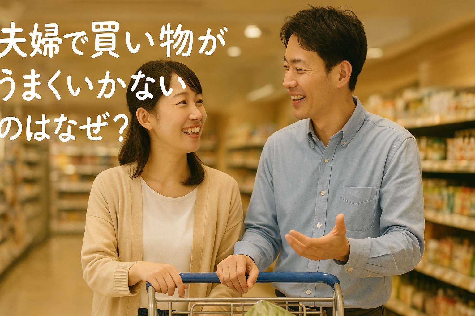 夫婦で買い物がうまくいかないのはなぜ?ストレスを減らすちょっとしたコツ