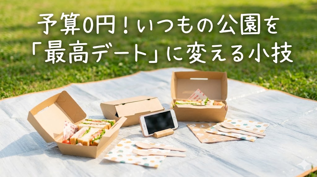 予算0円でも満足度MAX!「公園デート」を豪華に見せる小技