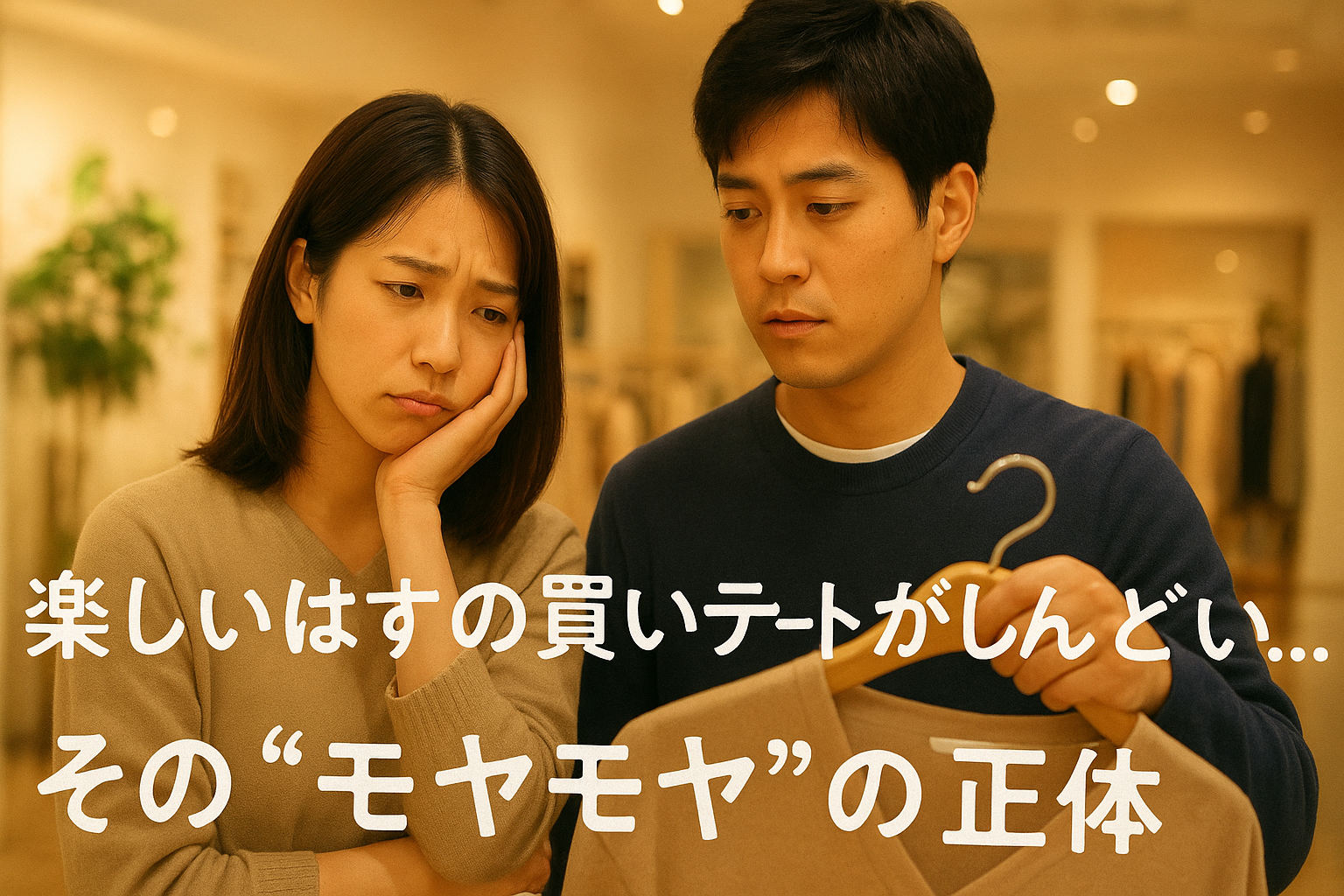 楽しいはずの買い物デートがしんどい…その“モヤモヤ”の正体